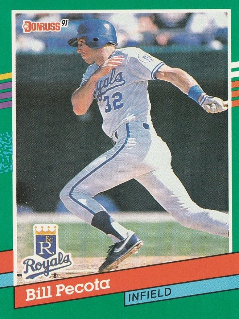 Bill Pecota - Donruss 91 Baseball Card